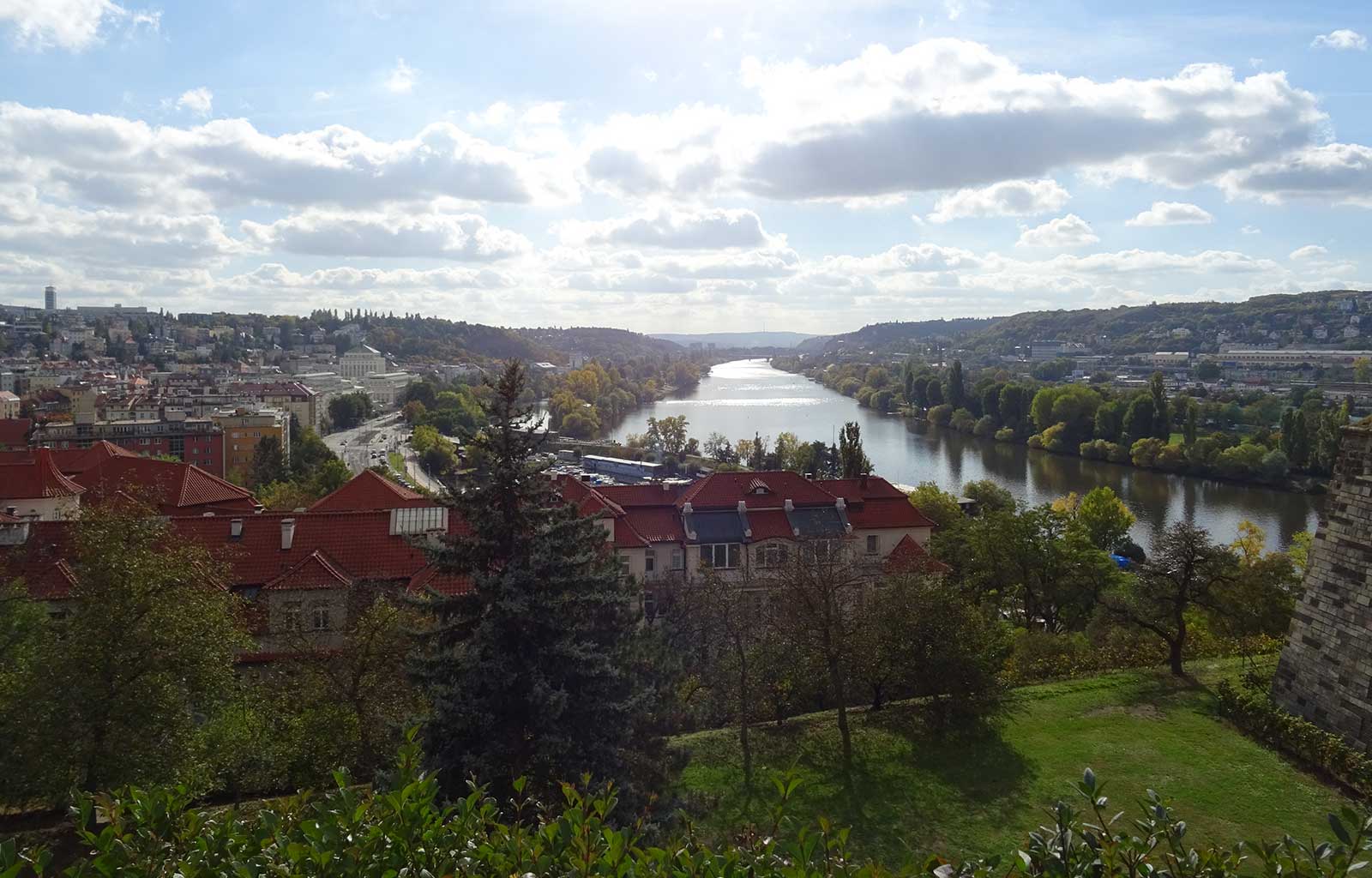 City Guide Prague vue de la forteresse Vyšehrad