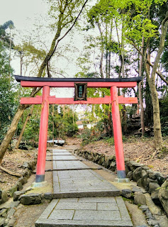 Torii At Kaguraoka Shrine, Kyoto