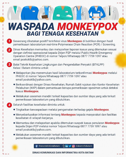 Cacar Monyet Monkeypox di Indonesia Info Kementerian Kesehatan