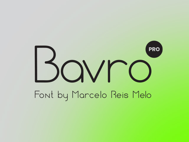 bavro pro font