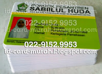 buat kartu pelajar nisn nasional indonesia siswa santri pondok pesantren idcard murah