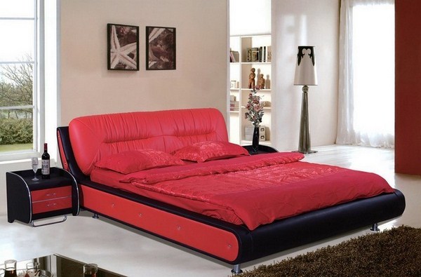 Red Bedroom Design A Creative Features