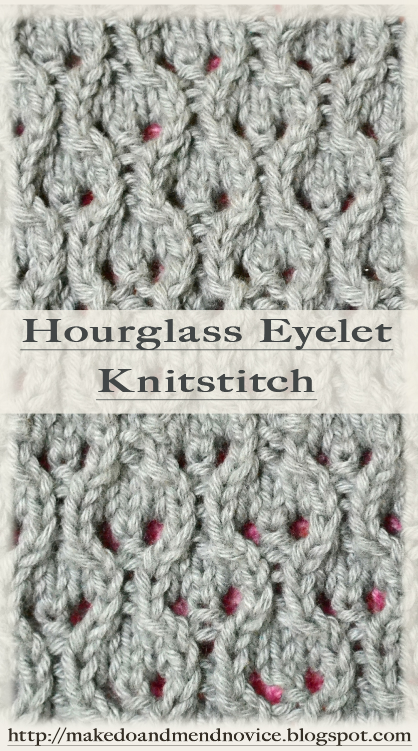 Hourglass Eyelet Knitstitch