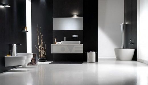 Black and White Bathroom Decor