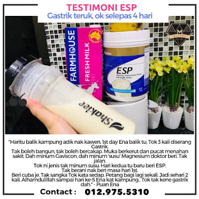 Testimoni ESP Shaklee