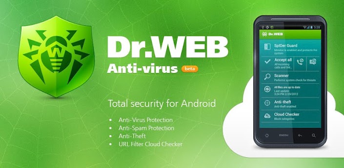 Android anti virus , Dr.Web Anti-virus (Life License) apk