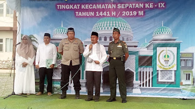 MTQ Ke IX Kecamatan Sepatan, Tercapainya Masyarakat Yang Religius, Berkarakter Qur'ani 