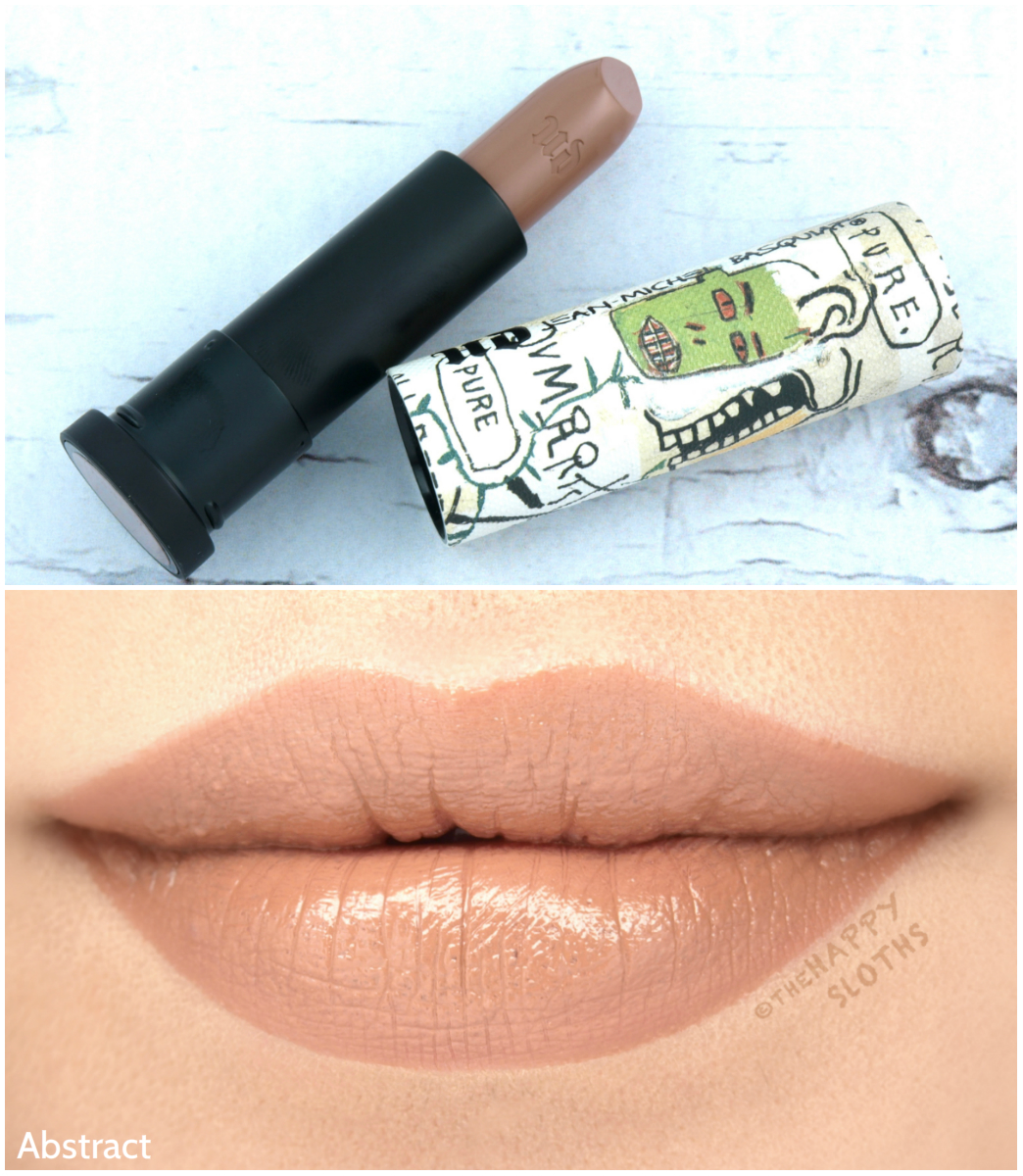 Urban Decay x Basquiat Lipstick in "Abstract": Review and Swatches