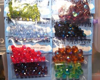 fire polished glass Czech beads in various colors