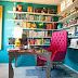 Create a Cheerful Atmosphere with Colorful Home Office Design