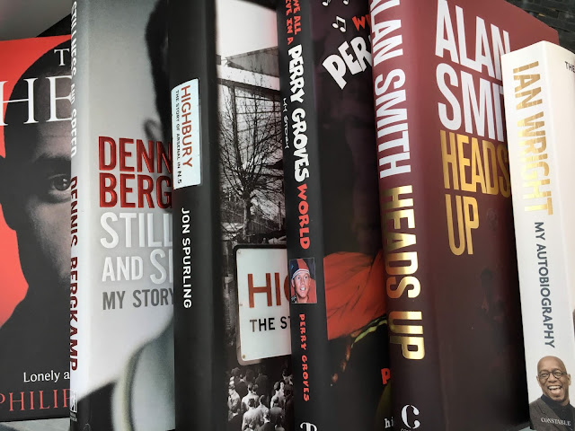 Selection of books about Arsenal