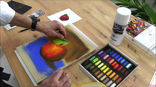 painting with pastels