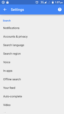 Google assistant settings