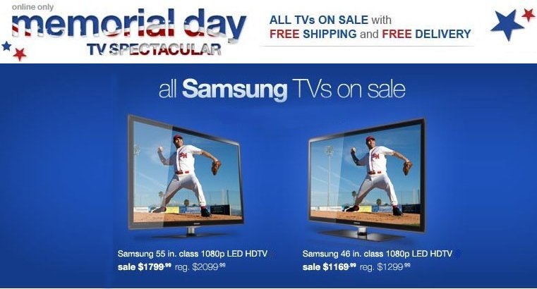 Memorial Day Electronics Sales