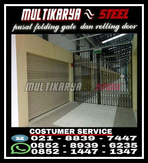 Gambar Multikaryasteel Pusat penjualan Pintu Harmonika Akordion Folding Gate Tanpa Daun dan Berbagai macam jenis Rolling Door Harga Murah permeter persegi2 terkirim dan terpasang untuk wilayah Cengkareng Jakarta Barat, Jakarta, Bandung, Bekasi, Karawang, Cikarang, Tambun, Cibitung, Setu, Cimuning, Depok, Bogor, Cengkareng, Ciledug, Kampung Melayu, Cakung, PIK dan wilayah cengkareng Jakarta barat lainnya