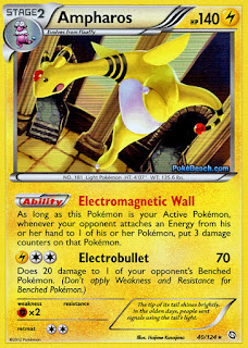 Ampharos Dragons Exalted Pokemon Card