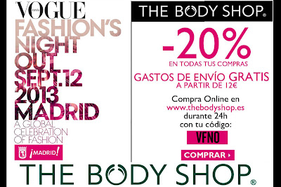 VFNO 2013 Descuento en The Body Shop 