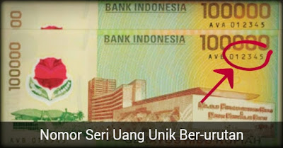 Nomor Seri Uang Hoki 123456 Meningkat