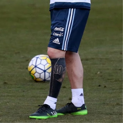 Lionel Messi Has a Sweet New Leg Tattoo