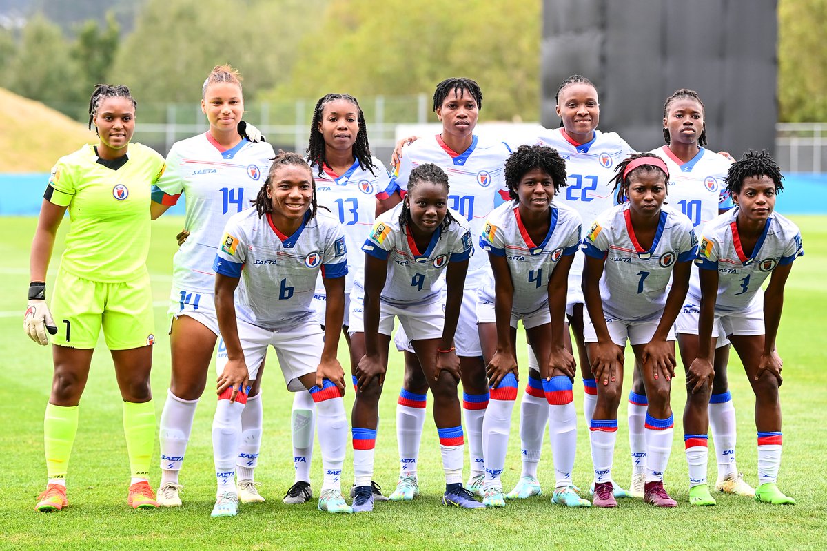 Formación de selección femenina de Haití ante Chile, torneo de repechaje a Copa Mundial Femenina de Fútbol Australia/Nueva Zelanda 2023, 21 de febrero