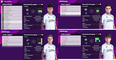 PES 2020 Leeds United Facepack 5 by Juanchi25