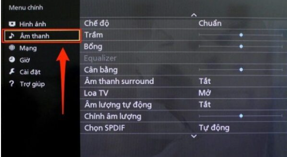 Cách xử lý tivi Panasonic bị mất tiếng