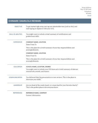 Resume