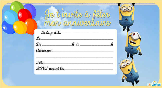 carte anniversaire gratuite rigolote