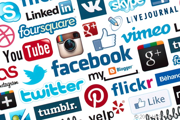 Social Media Logotype Background
