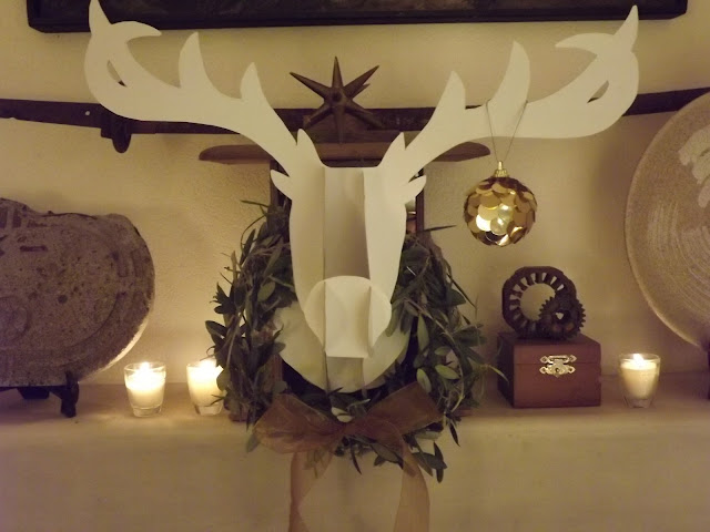 paper deer head