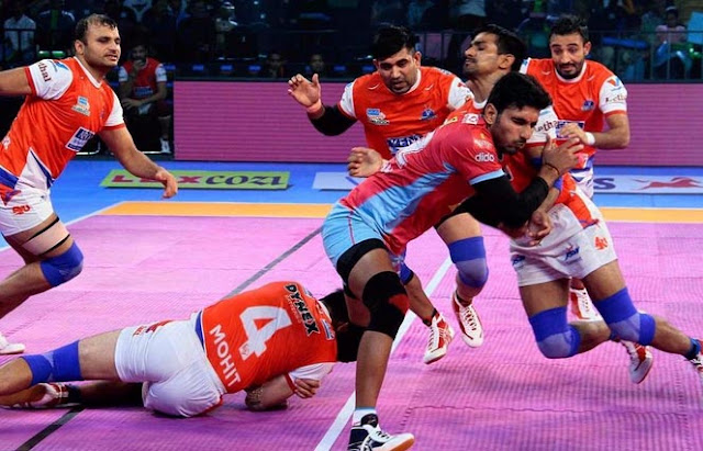 Prokabbadi 2017 review of Haryana Steelers vs Jaipur Pink Panthers