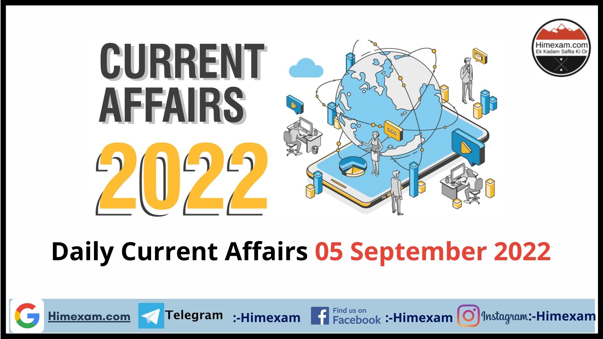 Daily Current Affairs 05 September 2022