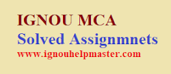 IGNOU MCA Solved Assignments 2021-22 Session || IGNOU MCA Solved Assignments
