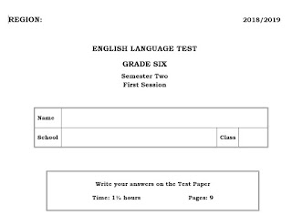  اختبارات الفصل الثاني لمادة اللغة الانجليزية