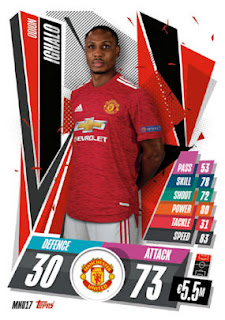 Topps Match Attax 2020-2021 Manchester United FC Set