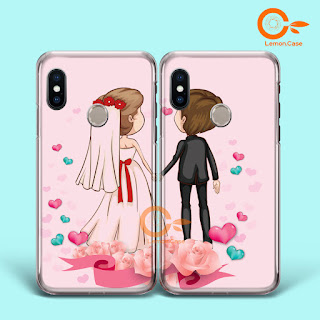 Custom Case 3D Couple Wedding Theme