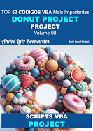 eBook - PT - Série DONUT PROJECT - Volume 08 - VBA TOP 50 Códigos Mais Importantes - Project — André Luiz Bernardes