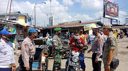 Polsek Patrol Bersama Petugas Gabungan Sidak Empat Lokasi Pusat Berkumpulnya Masyarakat 