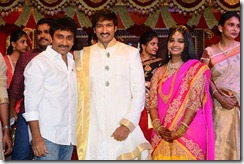 Gopichand Reshma wedding reception photos stills gallery
