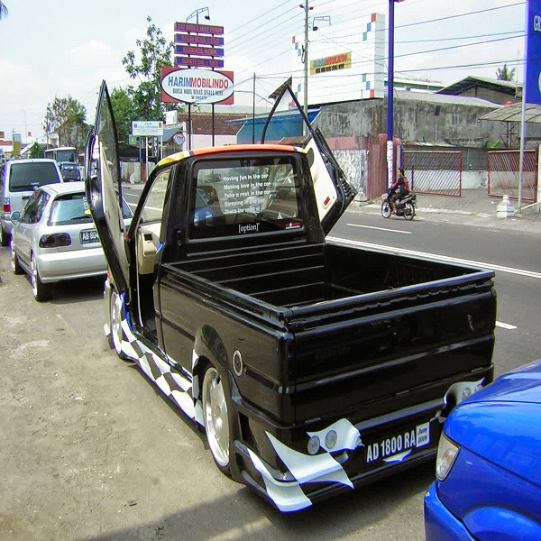 Foto modifikasi mobil pick up ceper mega carry 1 5 grand 
