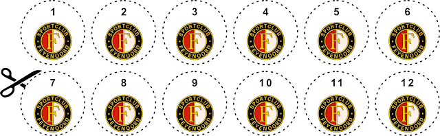 FEYENOORD PLACAR-HOL PLACAR ESCUDO BOTÃO ARTE BOTÃO TIME BOTÃO PLACAR GULIVER