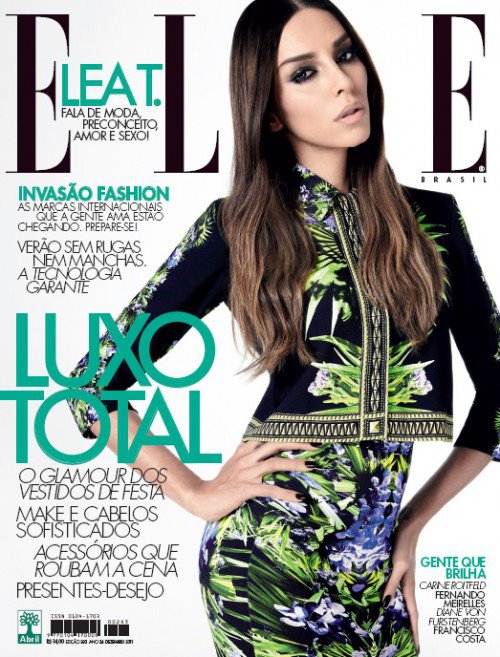 Capa de Revista - Elle Brasil - Dezembro 2011 - Lea T