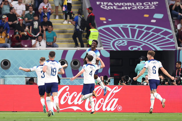 Inggris Bantai Iran 6-2 di Laga Pertama Grup B Piala Dunia 2022