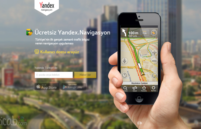 Yandex Navigasyon Çok Yakında Türkiye'de!