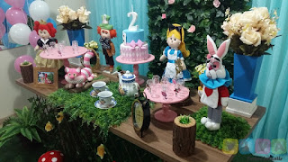 Decoração festa infantil Alice no País da Maravilhas