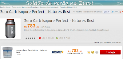 Healthdesigns Custo Beneficil Garantido_Melhores da natureza, Perfeito Zero Carb Isopure Morangos e Creme £ 3 (1361 g)