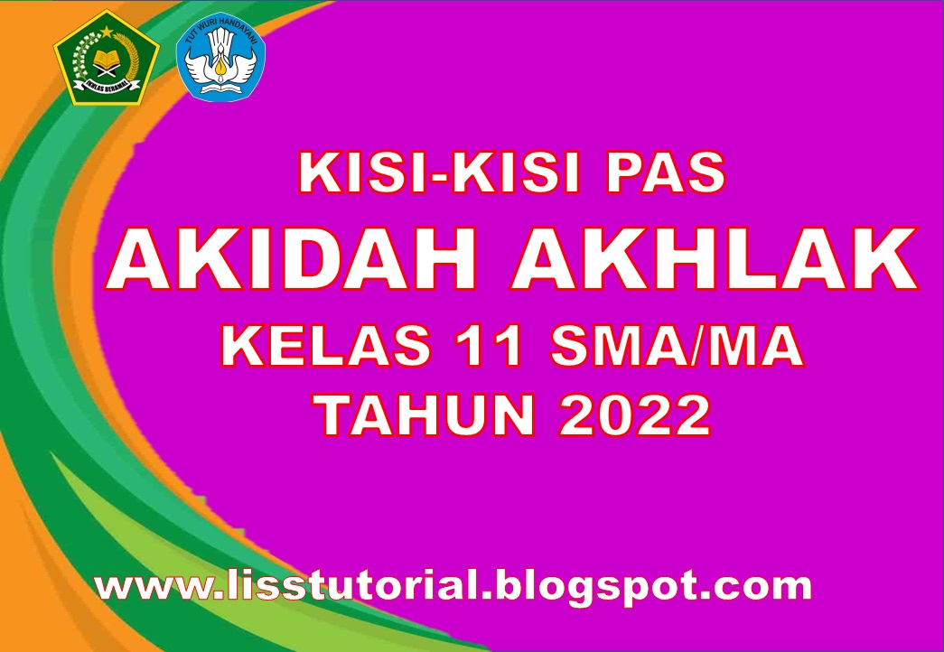 Kisi-kisi Soal PAS Akidah Akhlak MA