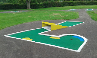 Crazy Golf at Gadebridge Park in Hemel Hempstead