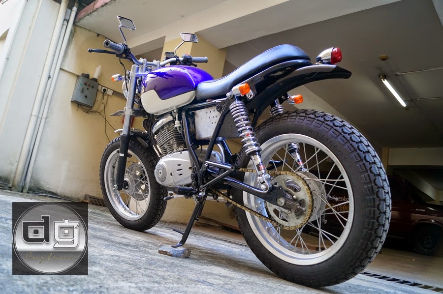  Tangki Knalpot Kustom Thunder 125 Street Tracker DG 6