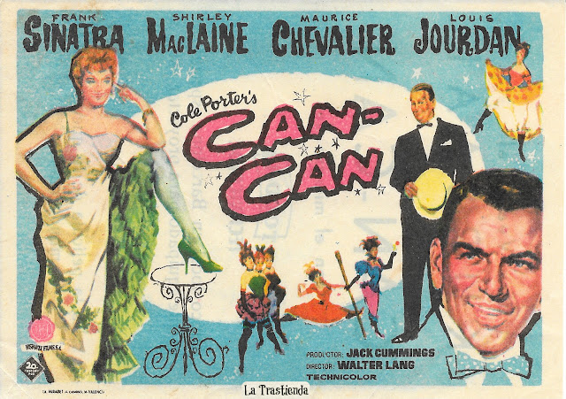 Programa de Cine - Can-Can - Frank Sinatra, Shirley MacLaine, Maurice Chevalier, Louis Jourdan